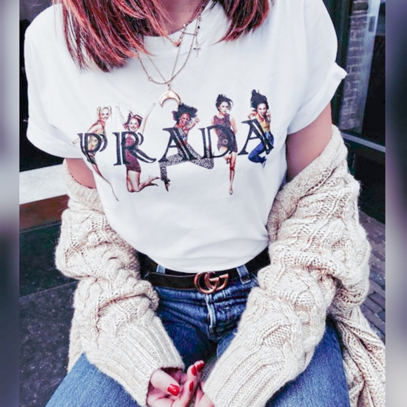 prada spice girl t shirt uk